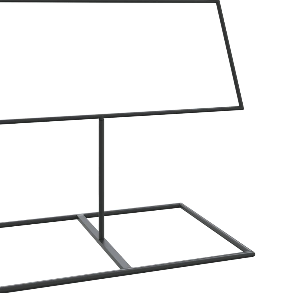 Albero di Natale Decorativo in Metallo Nero 180 cm