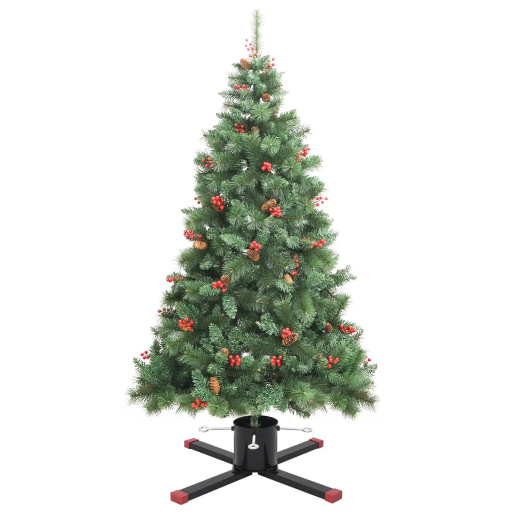 Supporto per Albero di Natale Nero 61x61x15,5 cm