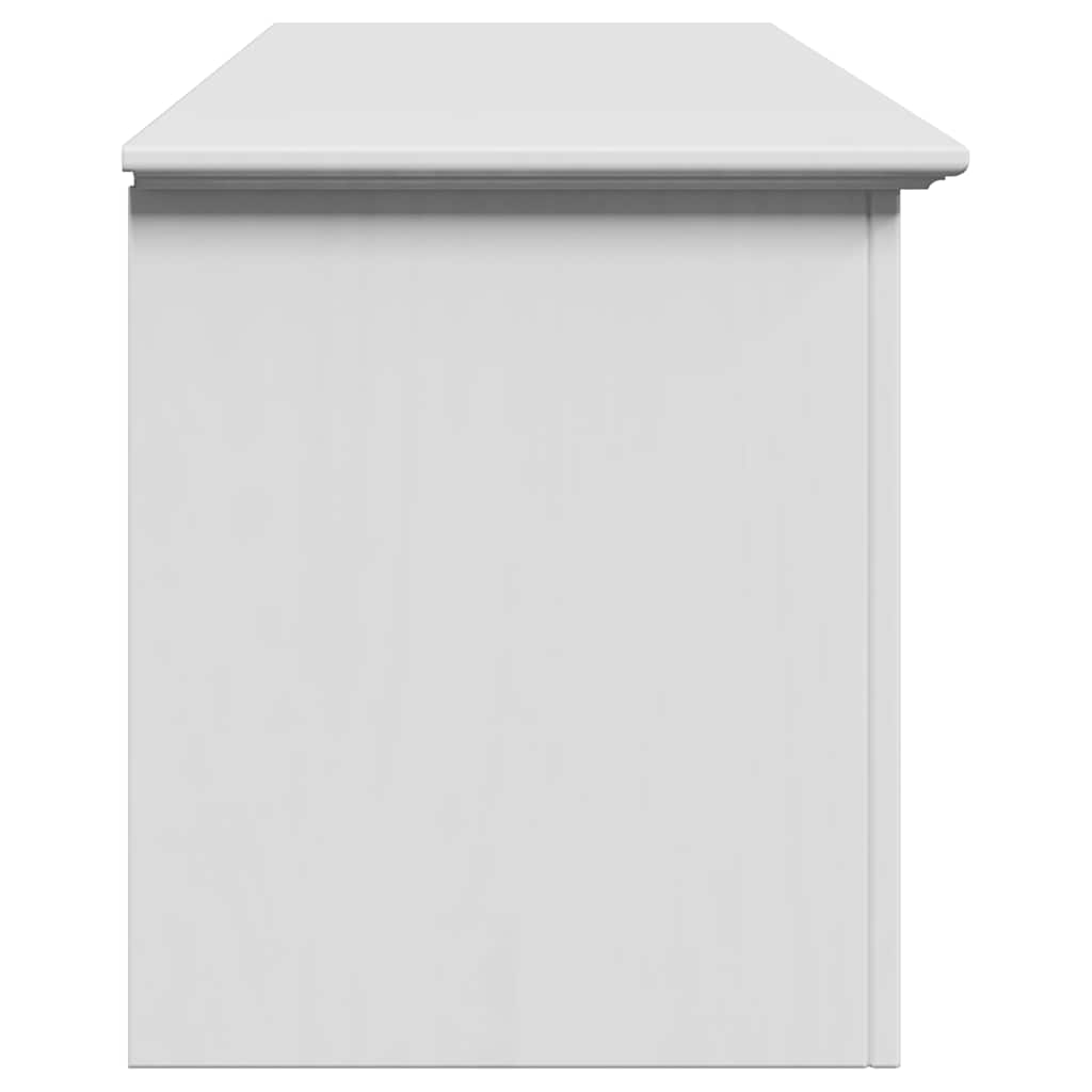 Panca da Ingresso BODO Bianca 114x40x45 cm | homemem39