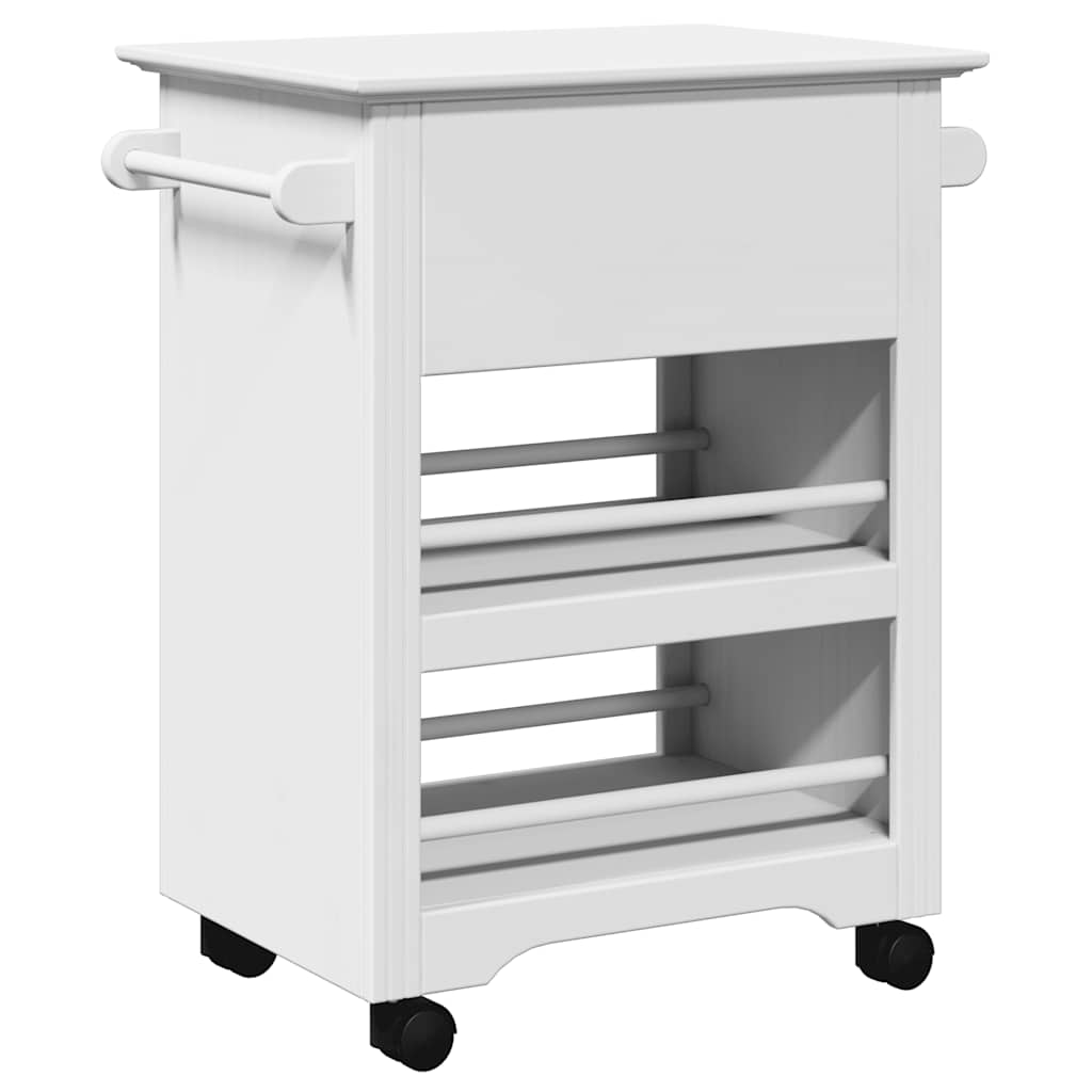 Carrello da Cucina BODO Bianco 67,5x45x80 cm