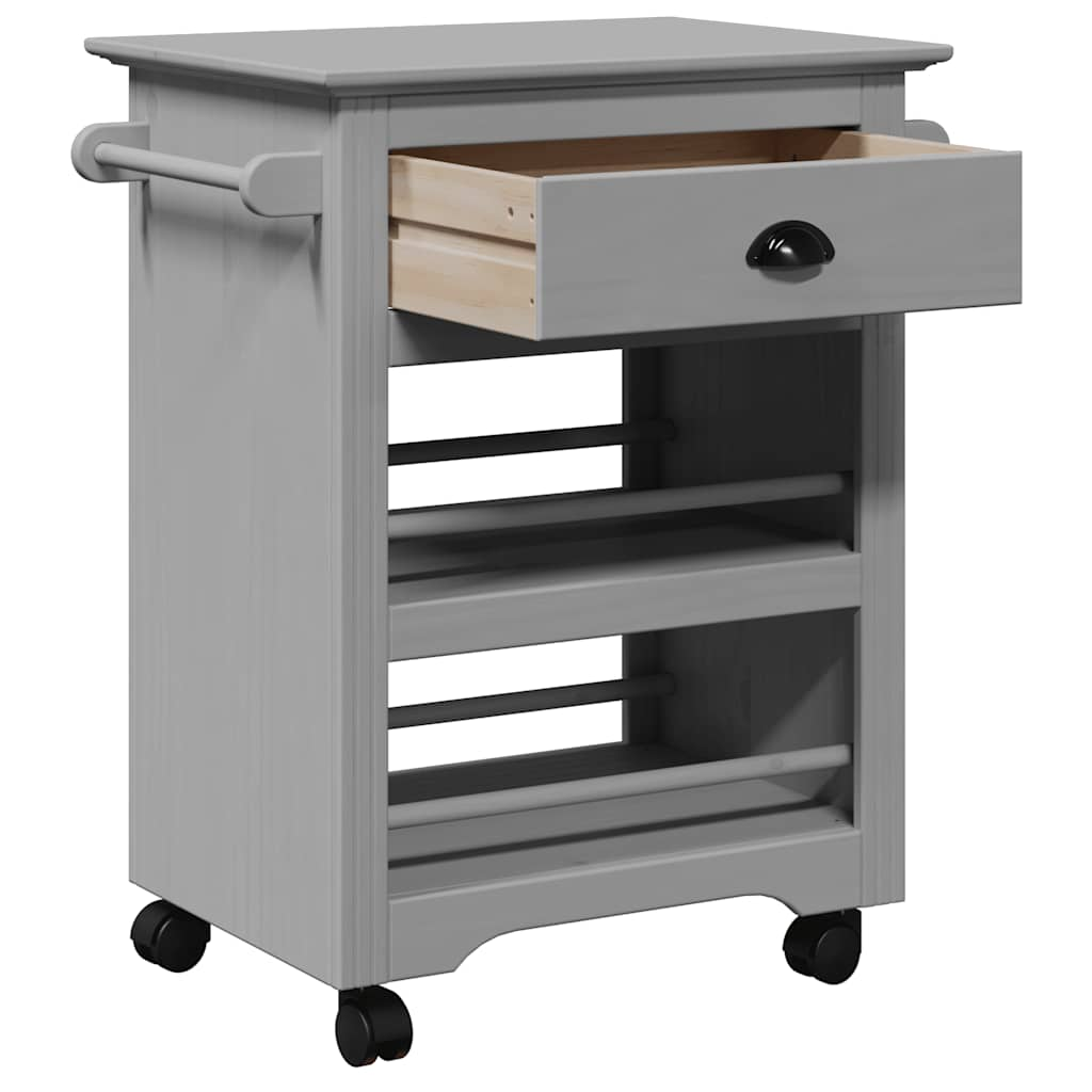 Carrello da Cucina BODO Grigio 67,5x45x80 cm