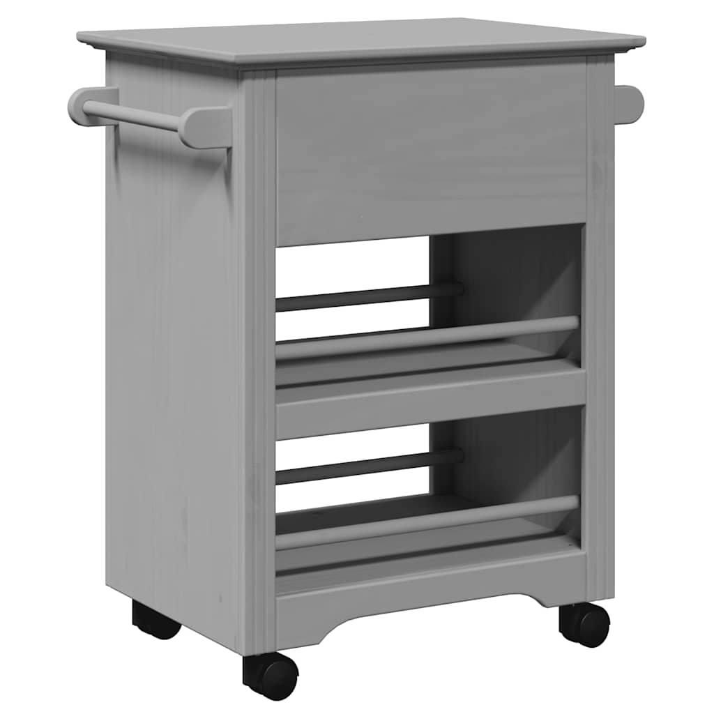 Carrello da Cucina BODO Grigio 67,5x45x80 cm