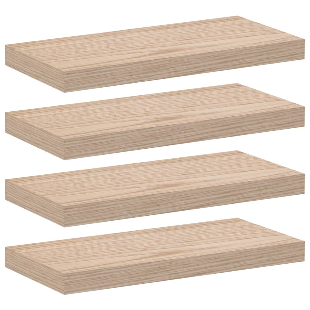 Mensole Pensili 4 pz 50x23,5x4 cm in Truciolato | homemem39