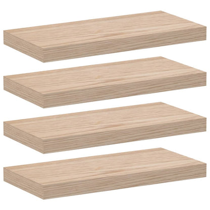 Mensole Pensili 4 pz 50x23,5x4 cm in Truciolato | homemem39