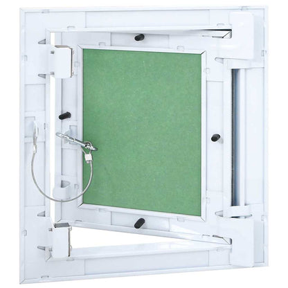 Pannello di Accesso Verde e Argento 30 x 30 cm