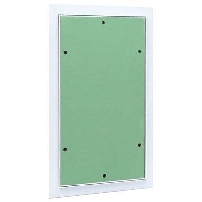 Pannello di Accesso Verde e Argento 30 x 45 cm