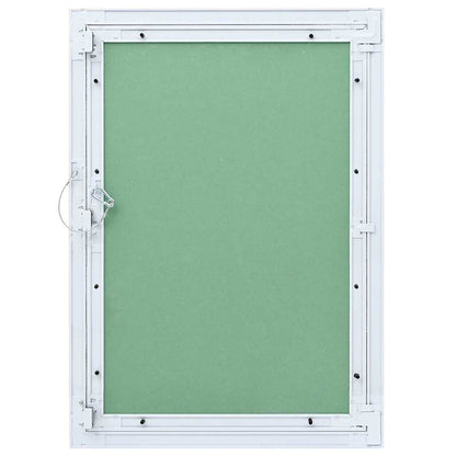 Pannello di Accesso Verde e Argento 55 x 75 cm