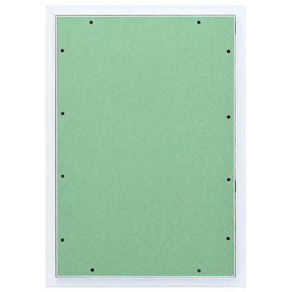 Pannello di Accesso Verde e Argento 55 x 75 cm
