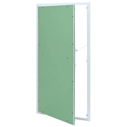 Pannello di Accesso Verde e Argento 55 x 105 cm