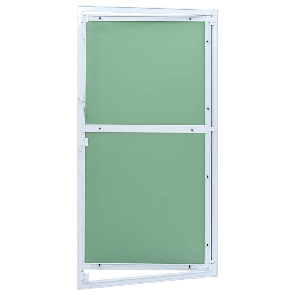 Pannello di Accesso Verde e Argento 55 x 105 cm