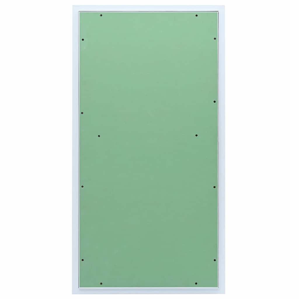Pannello di Accesso Verde e Argento 55 x 105 cm