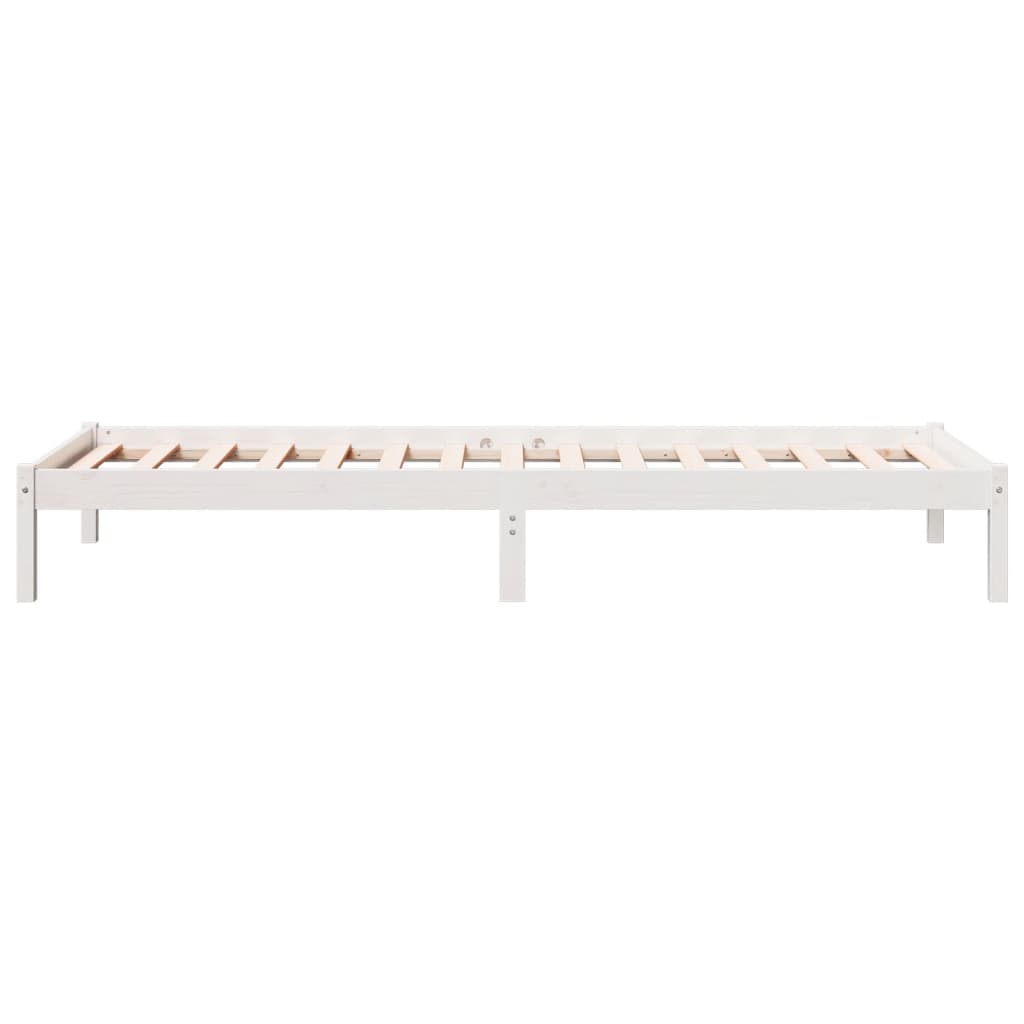 Letto Extra Lungo senza Materasso 80x200 cm in Legno di Pino - homemem39