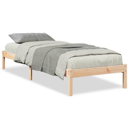 Letto Extra Lungo senza Materasso 90x210 cm in Legno di Pino - homemem39