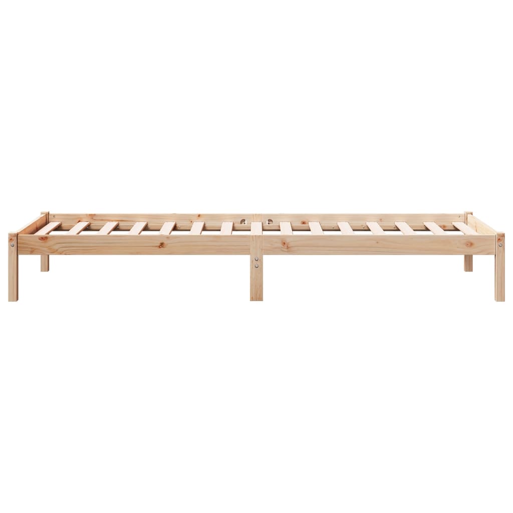 Letto Extra Lungo senza Materasso 100x210 cm in Legno di Pino - homemem39