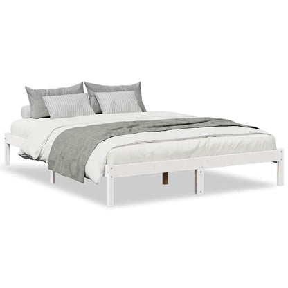 Letto Extra Lungo senza Materasso 160x210 cm in Legno di Pino
