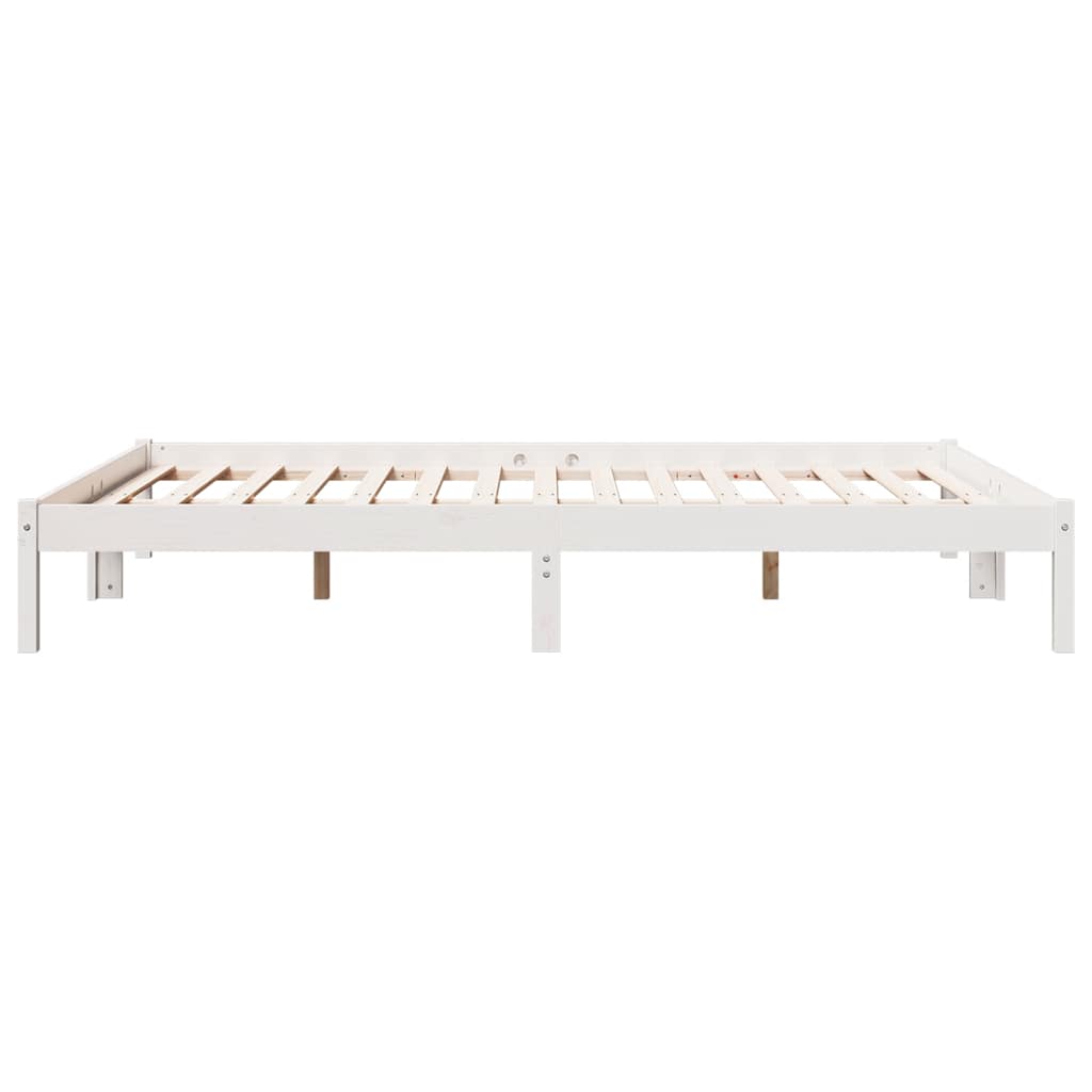 Letto Extra Lungo senza Materasso 160x210 cm in Legno di Pino
