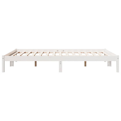 Letto Extra Lungo senza Materasso 160x210 cm in Legno di Pino