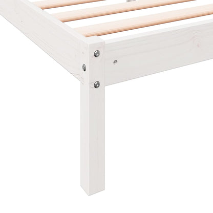 Letto Extra Lungo senza Materasso 160x210 cm in Legno di Pino | homemem39