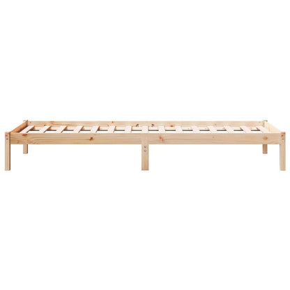 Letto Extra Lungo senza Materasso 80x220 cm in Legno di Pino