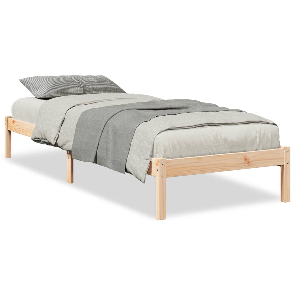 Letto Extra Lungo senza Materasso 90x220 cm in Legno di Pino | homemem39