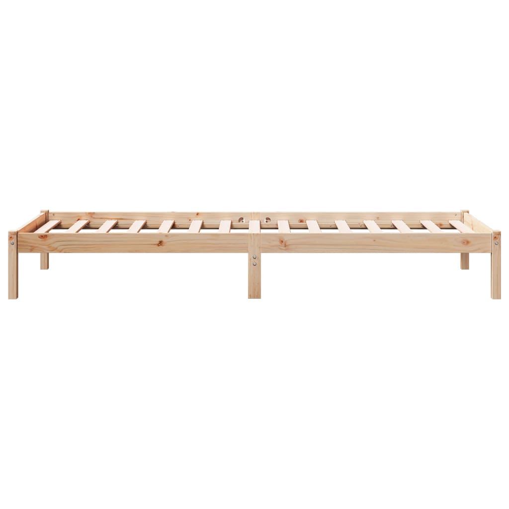 Letto Extra Lungo senza Materasso 90x220 cm in Legno di Pino - homemem39