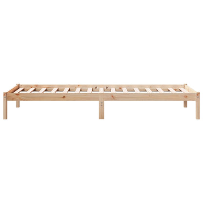 Letto Extra Lungo senza Materasso 90x220 cm in Legno di Pino - homemem39