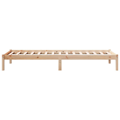 Letto Extra Lungo senza Materasso 100x220 cm in Legno di Pino