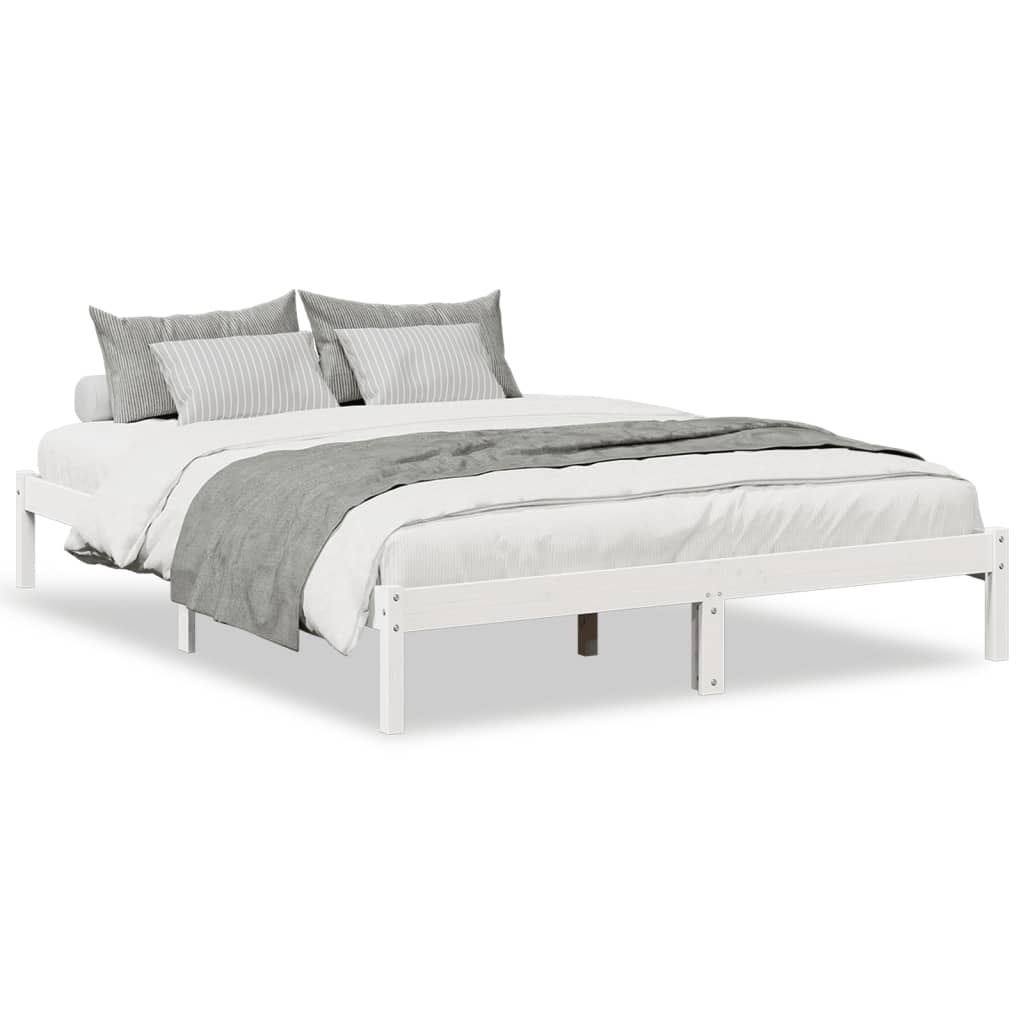 Letto Extra Lungo senza Materasso 160x220 cm in Legno di Pino | homemem39