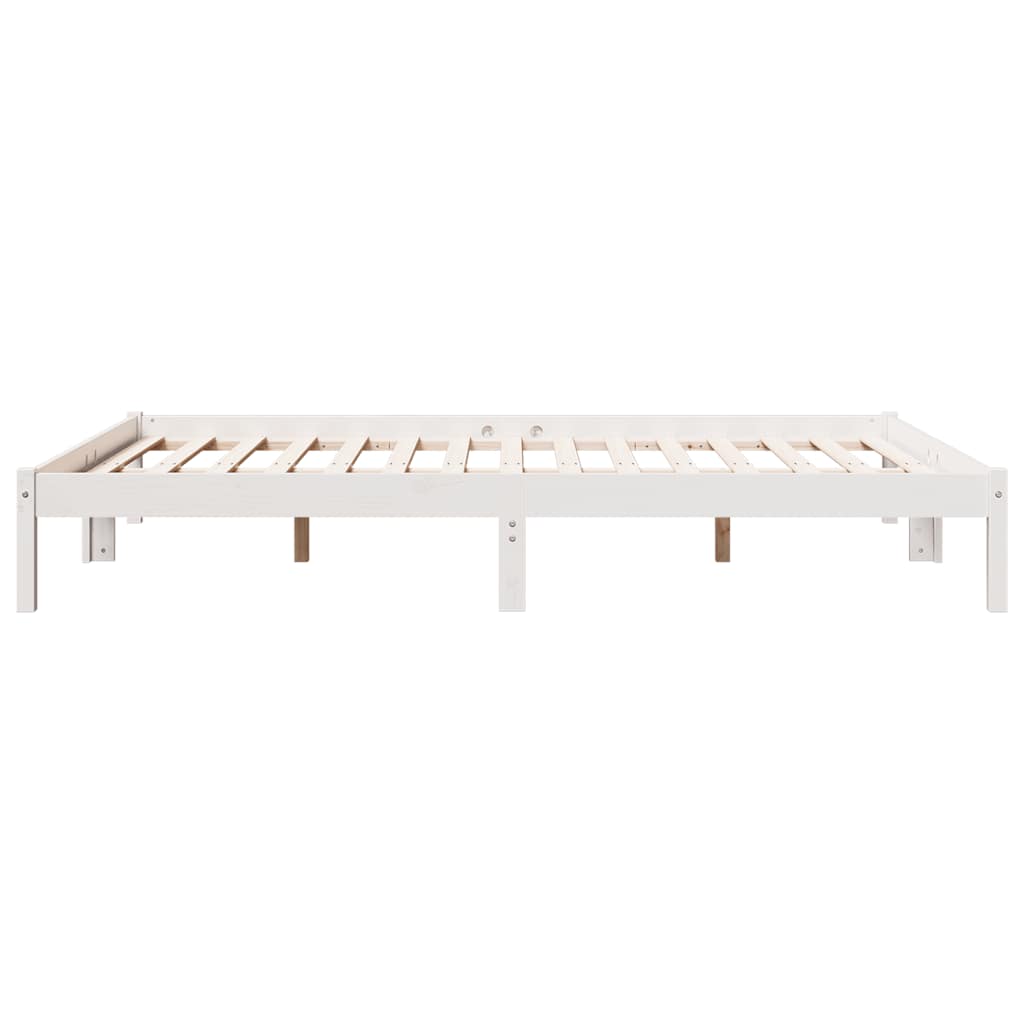 Letto Extra Lungo senza Materasso 160x220 cm in Legno di Pino