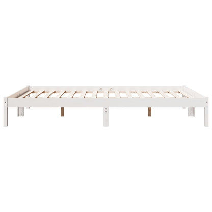 Letto Extra Lungo senza Materasso 160x220 cm in Legno di Pino