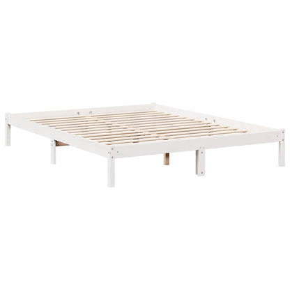 Letto Extra Lungo senza Materasso 160x220 cm in Legno di Pino