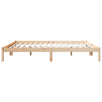 Letto Extra Lungo senza Materasso 180x220 cm in Legno di Pino | homemem39