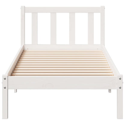 Letto Extra Lungo senza Materasso 80x200 cm in Legno di Pino | homemem39