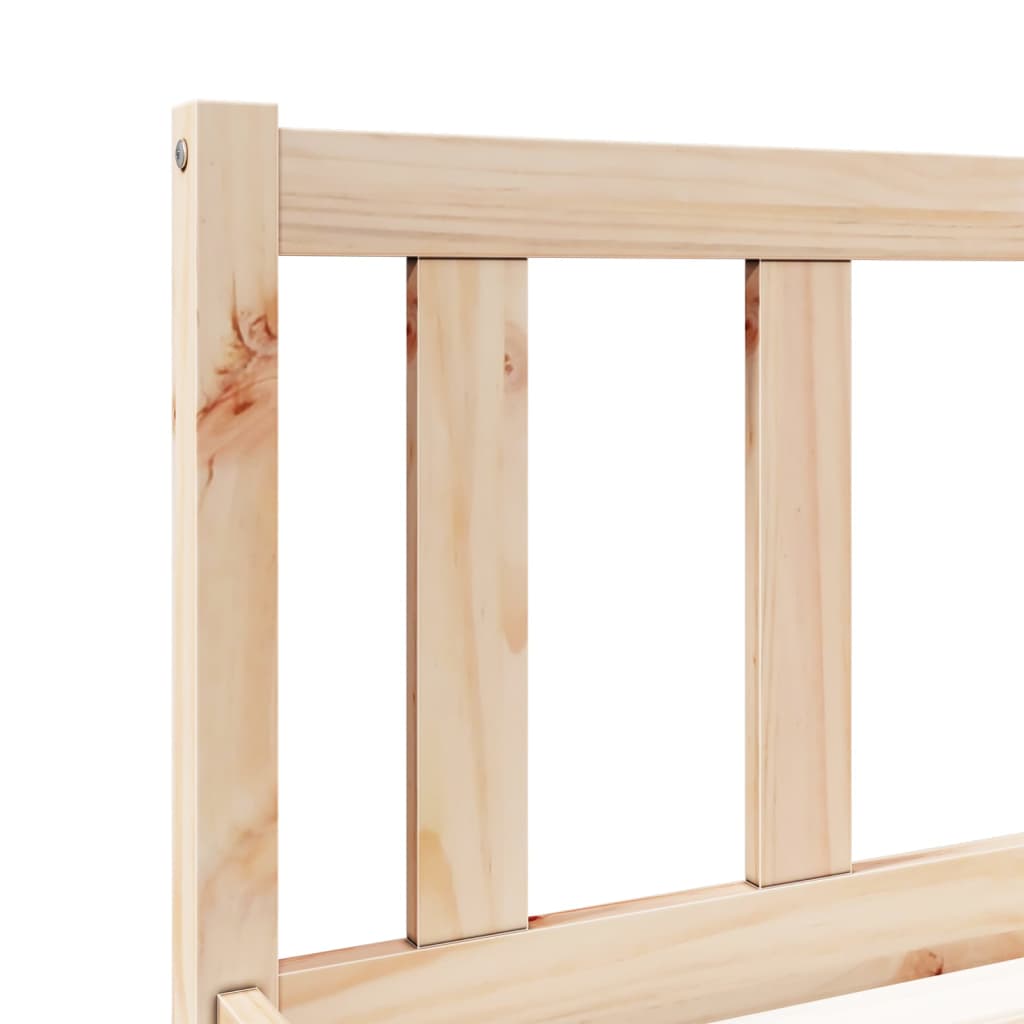 Letto Extra Lungo senza Materasso 90x210 cm in Legno di Pino | homemem39