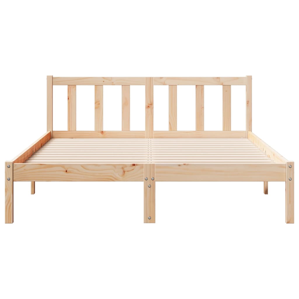 Letto Extra Lungo senza Materasso 160x210 cm in Legno di Pino | homemem39