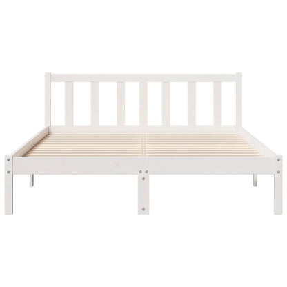 Letto Extra Lungo senza Materasso 160x210 cm in Legno di Pino | homemem39