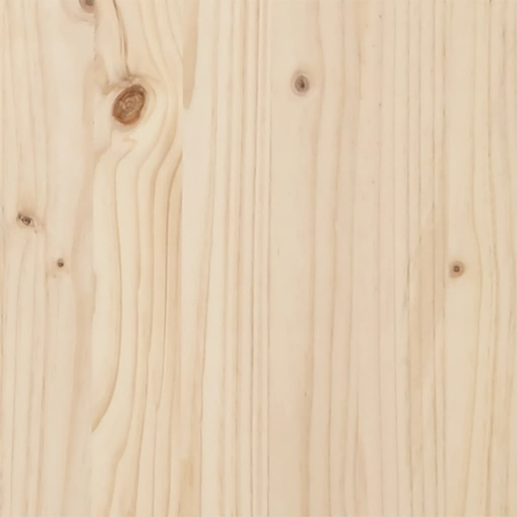 Letto Extra Lungo senza Materasso 180x210 cm in Legno di Pino