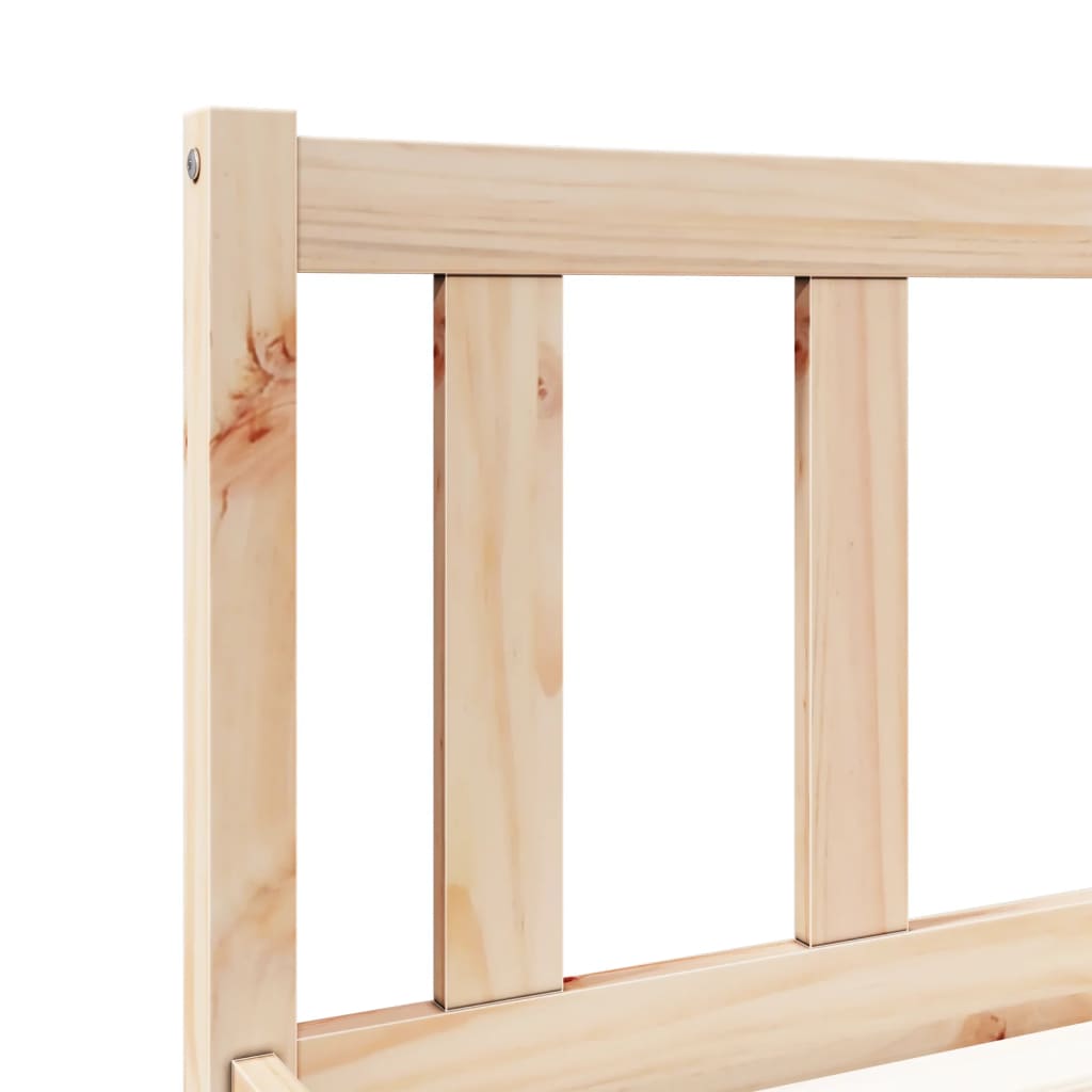 Letto Extra Lungo senza Materasso 100x220 cm in Legno di Pino | homemem39