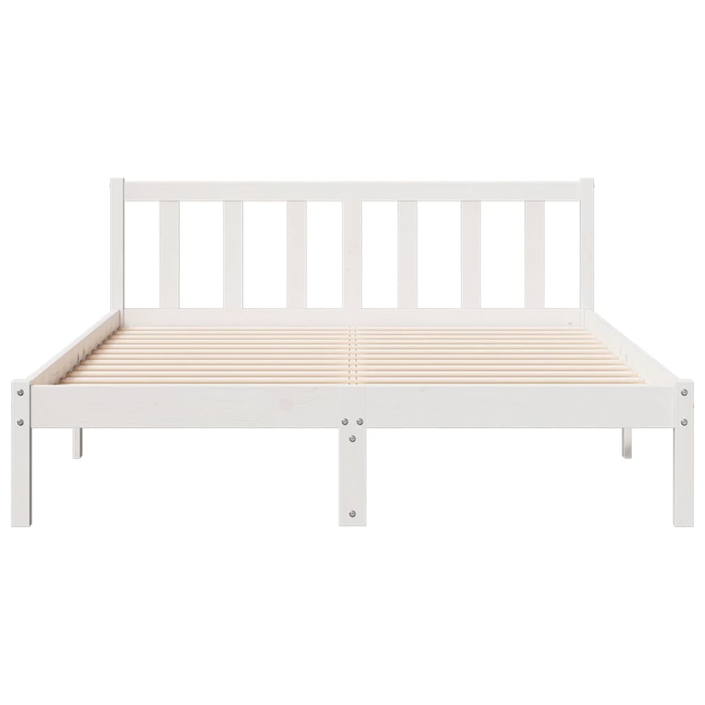 Letto Extra Lungo senza Materasso 160x220 cm in Legno di Pino | homemem39