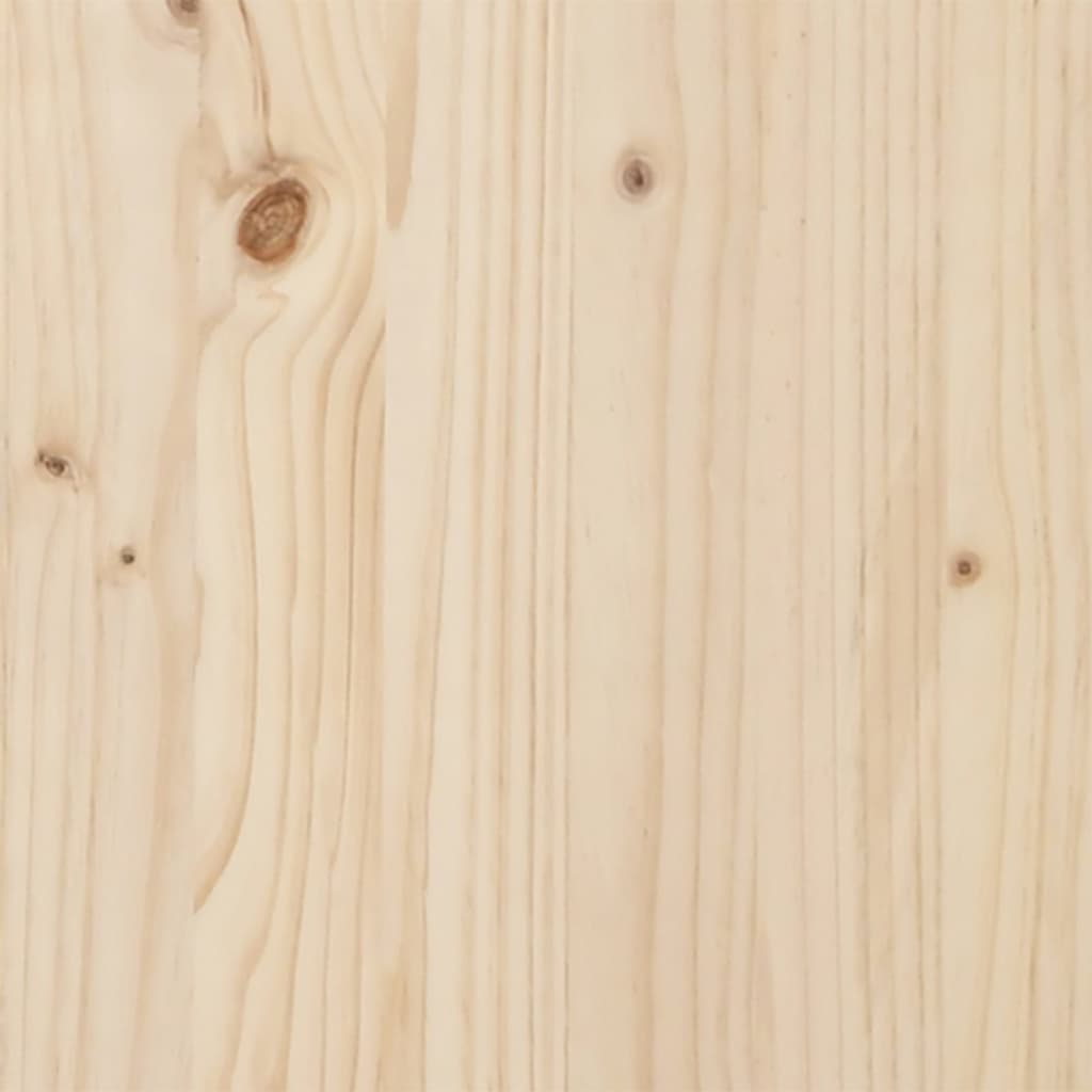 Letto Extra Lungo senza Materasso 180x220 cm in Legno di Pino
