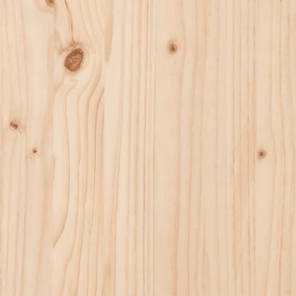 Letto Extra Lungo senza Materasso 200x220 cm in Legno di Pino