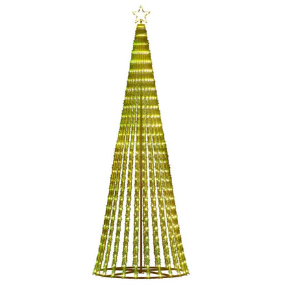 Albero di Natale a LED 475 LED Bianco Caldo 247 cm
