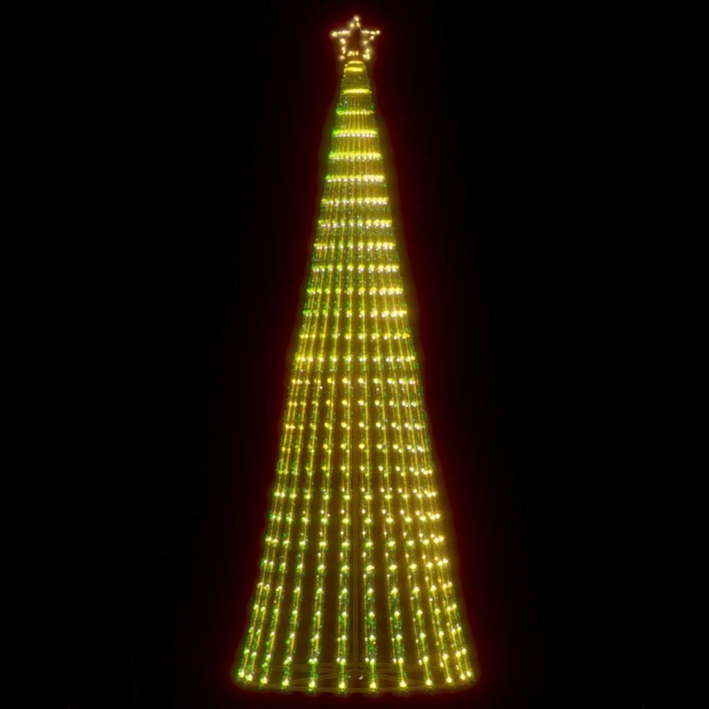 Albero di Natale a LED 475 LED Bianco Caldo 247 cm