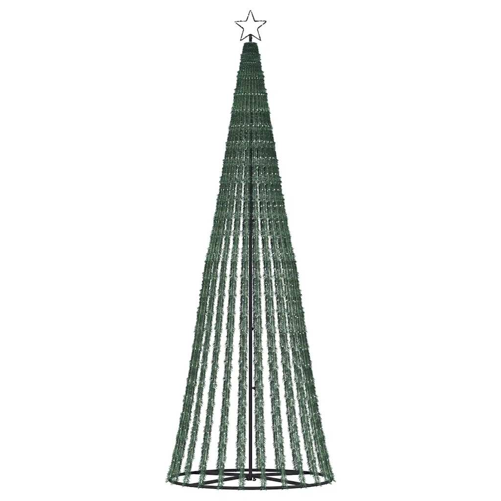 Albero di Natale a LED 475 LED Bianco Freddo 247 cm