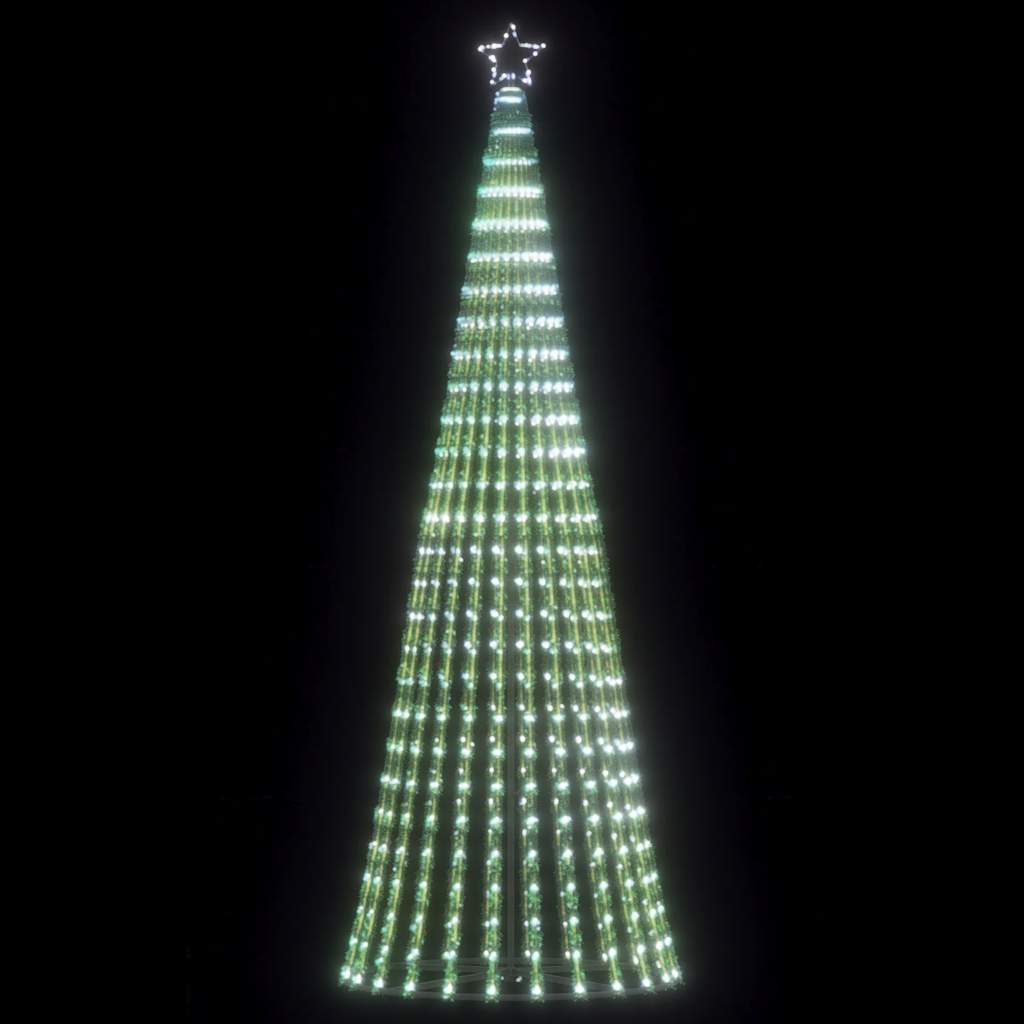 Albero di Natale a LED 475 LED Bianco Freddo 247 cm