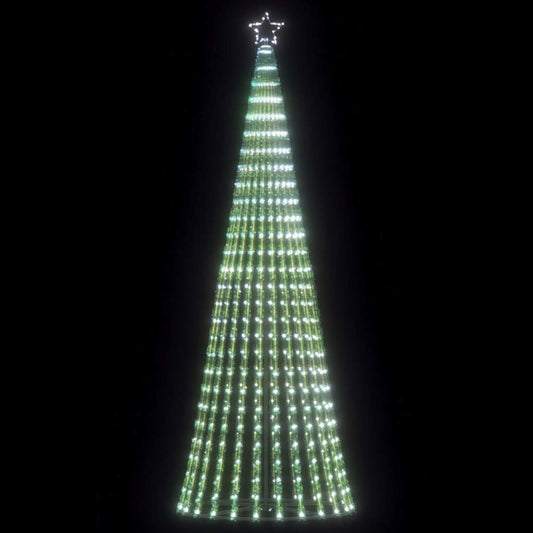 Albero di Natale a LED 475 LED Bianco Freddo 247 cm
