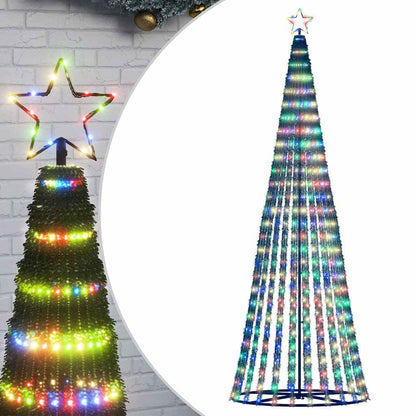 Albero di Natale a LED 475 LED Colorato 247 cm