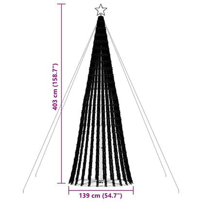 Albero di Natale a LED 1028 LED Bianco Caldo 403 cm - homemem39