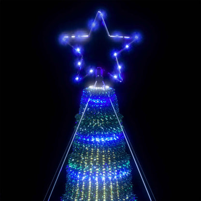 Albero di Natale a LED 1028 LED Blu 403 cm
