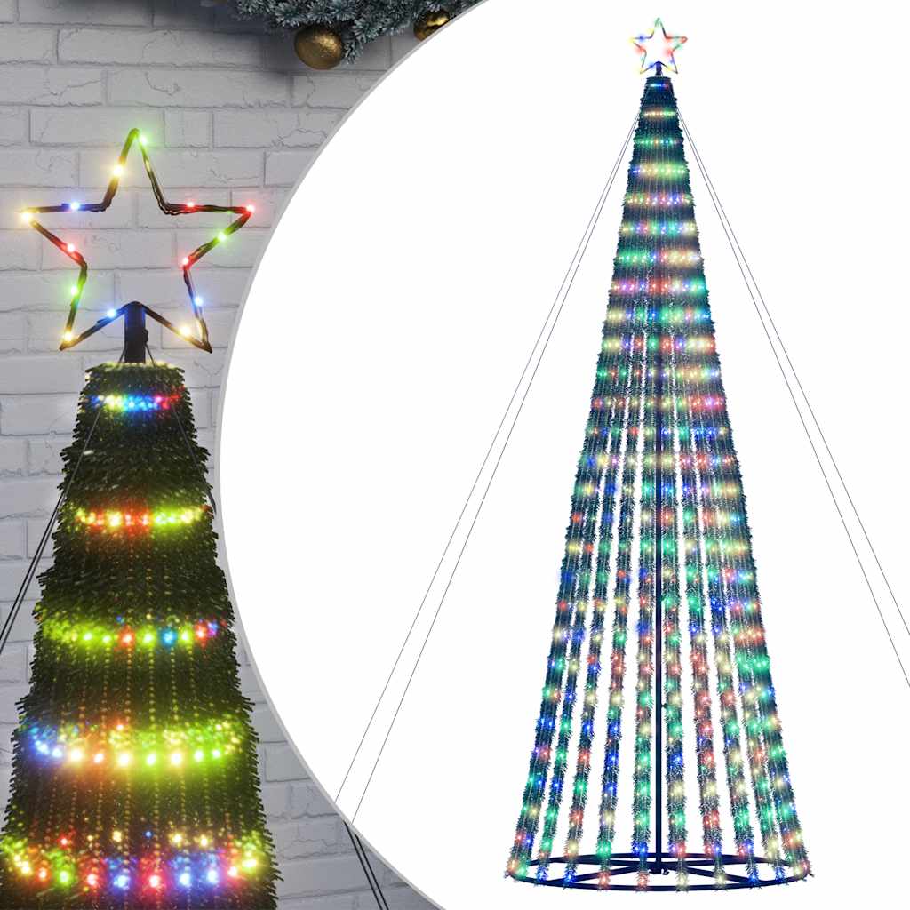 Albero di Natale a LED 1028 LED Colorato 403 cm